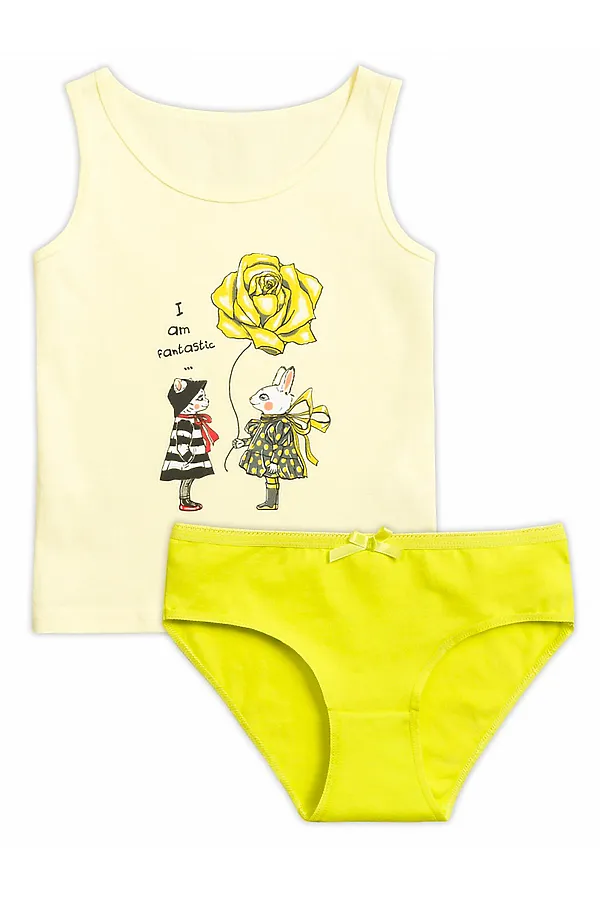 Комплект (Майка+Трусы) PELICAN, желтый - фото 1