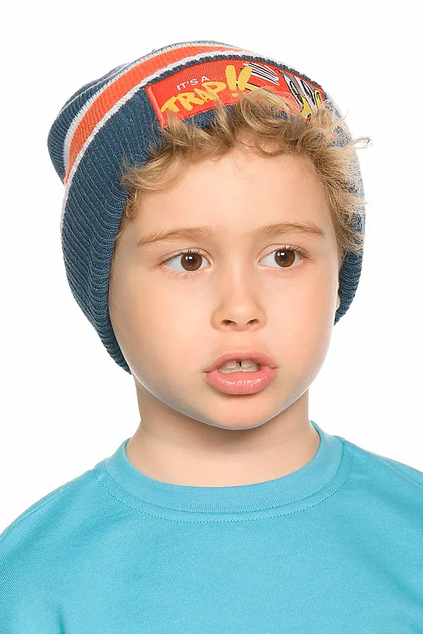 Шапка PELICAN, тёмно-синий - фото 1