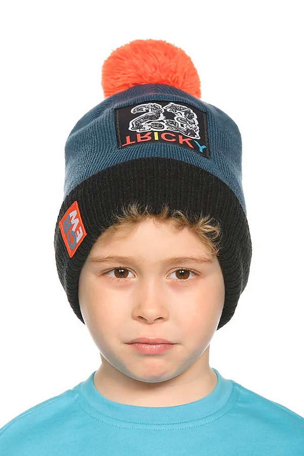 Шапка PELICAN, тёмно-синий - фото 1