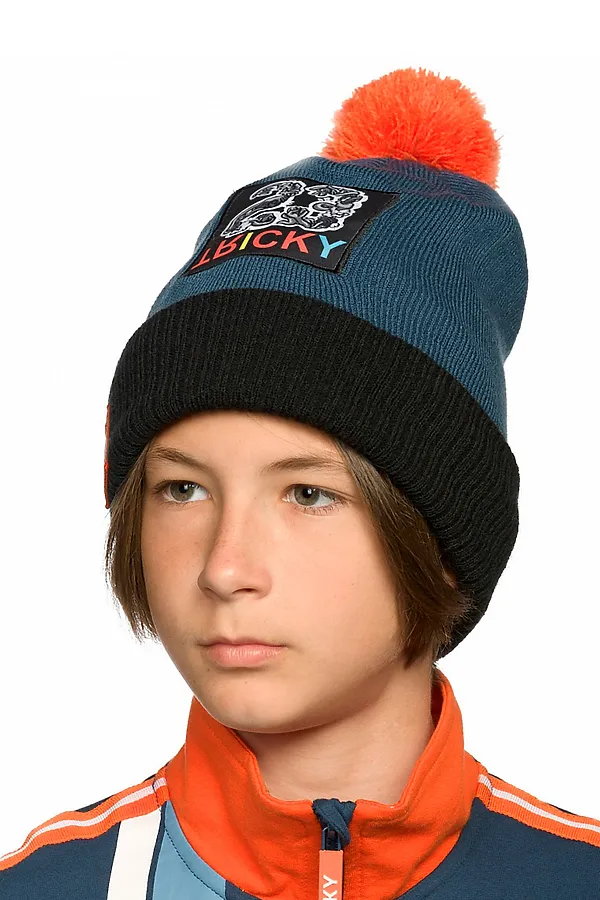 Шапка PELICAN, тёмно-синий - фото 1