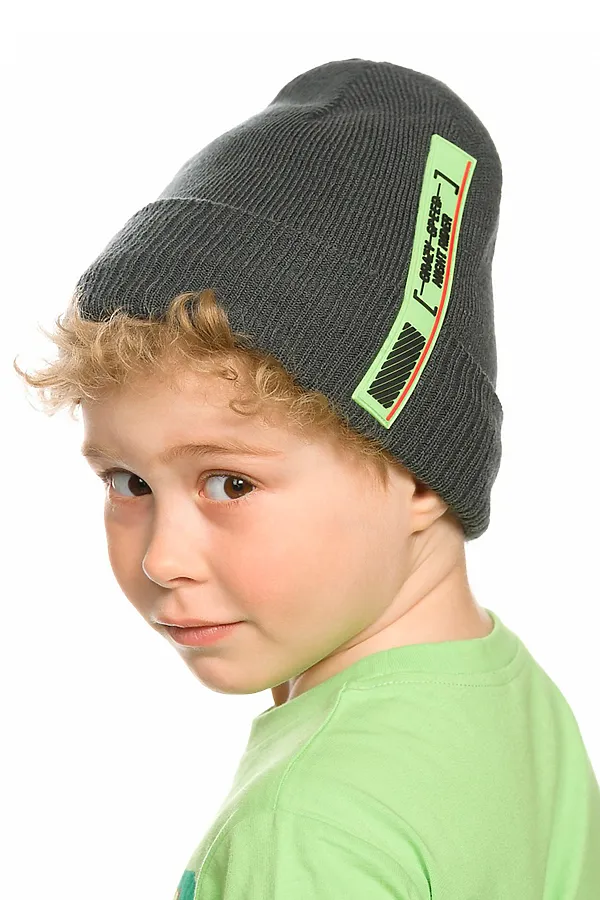 Шапка PELICAN, тёмно-серый - фото 1