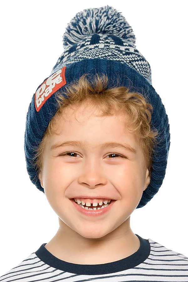 Шапка PELICAN, синий - фото 1