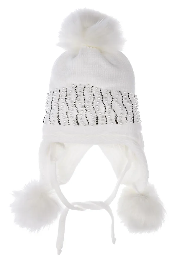 Шапка PLAYTODAY, белый - фото 1