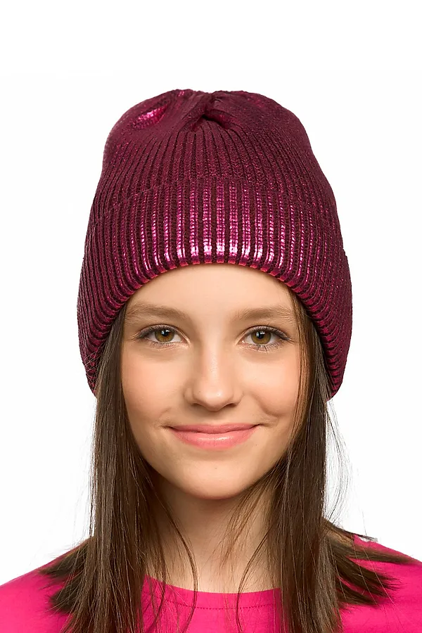 Шапка PELICAN, пурпурный - фото 1