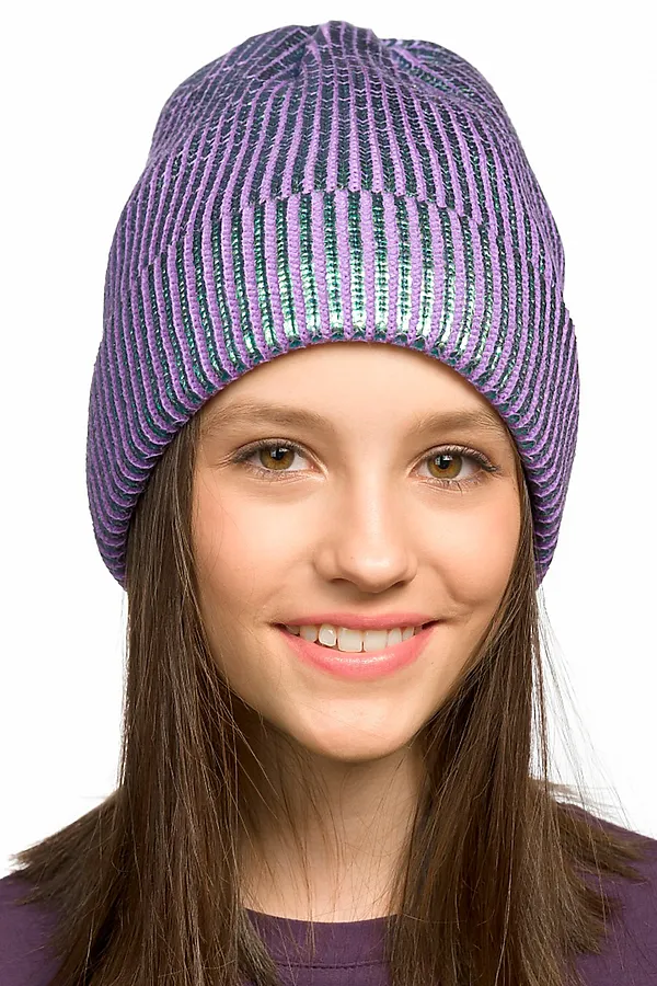 Шапка PELICAN, фиолетовый - фото 1