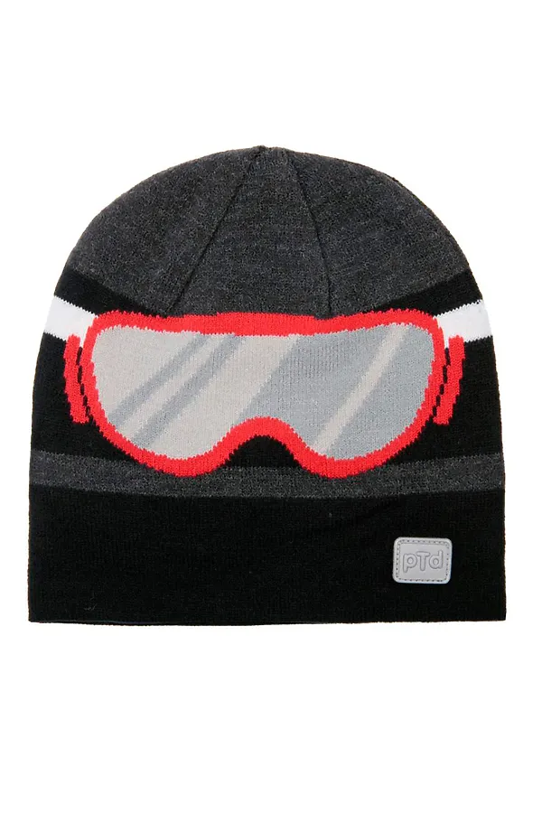 Шапка PLAYTODAY, черный, красный, белый - фото 1