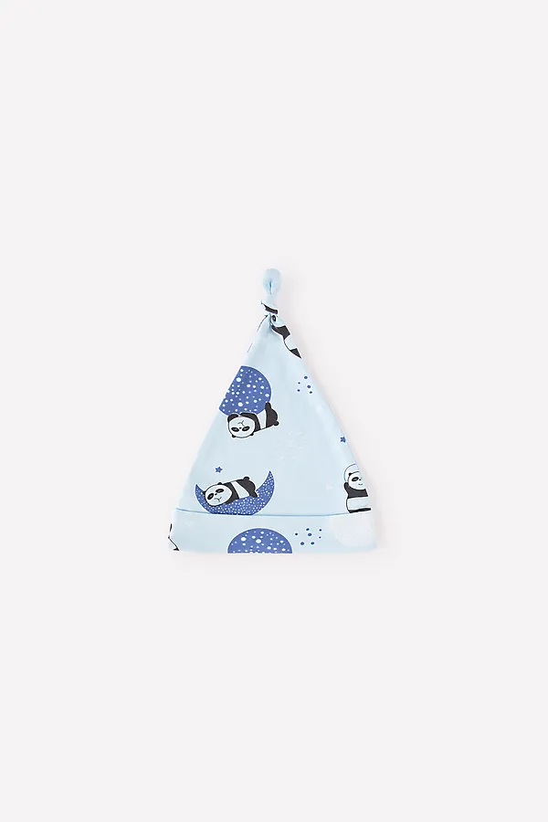 Шапочка CROCKID SALE, панды в космосе на небесном - фото 1