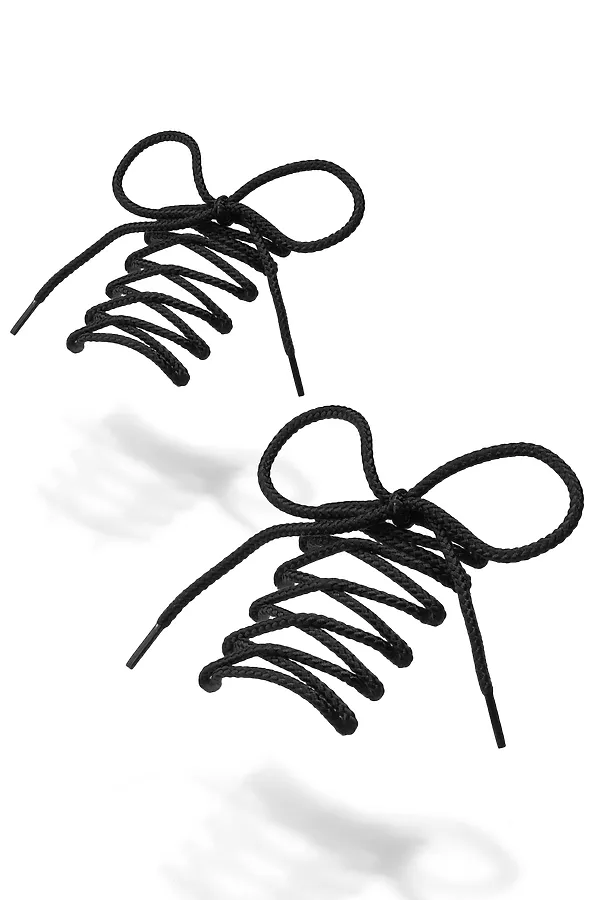 Шнурки 140 см "Эверест" Nothing But Love, черный - фото 1