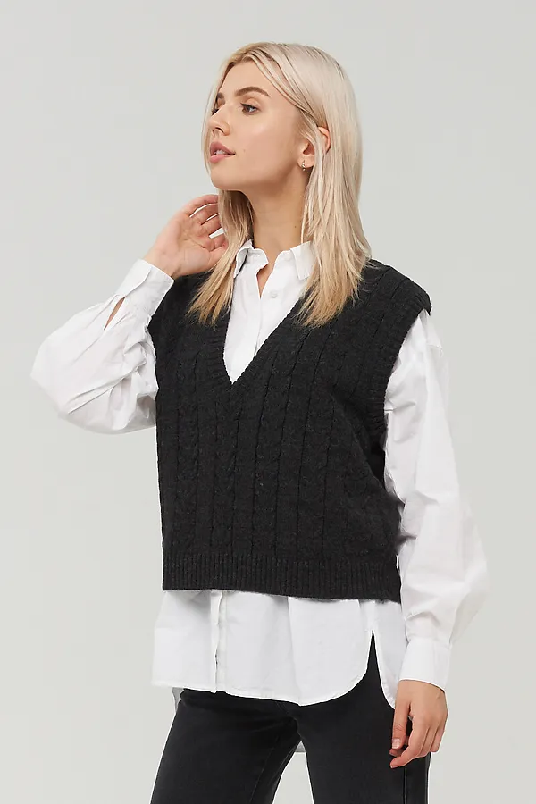 Жилет NEWVAY, антрацит - фото 1