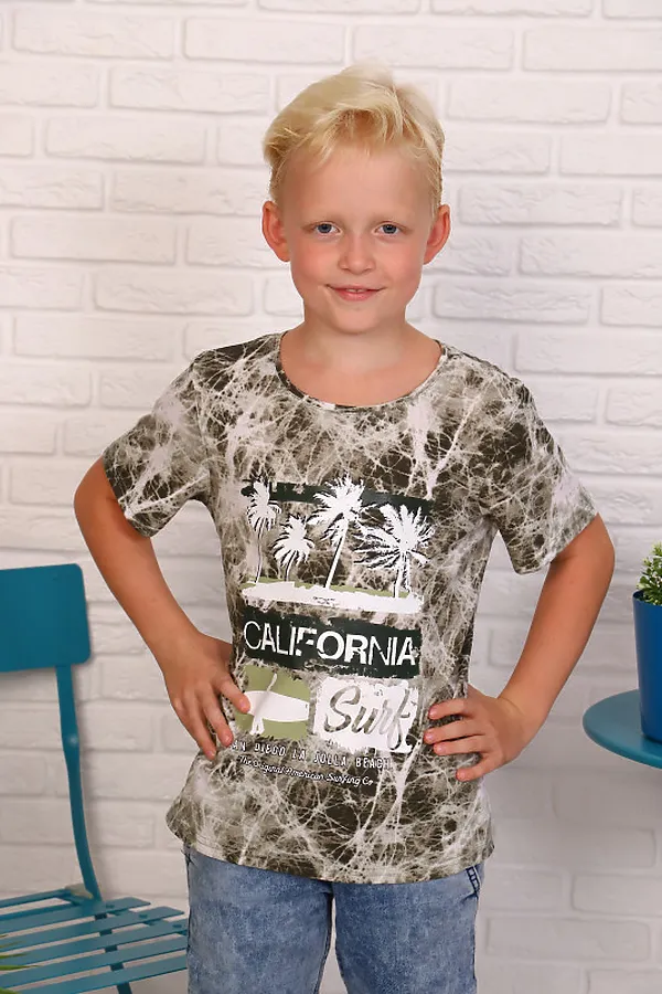 Футболка  СОФИЯ37, хаки - фото 1