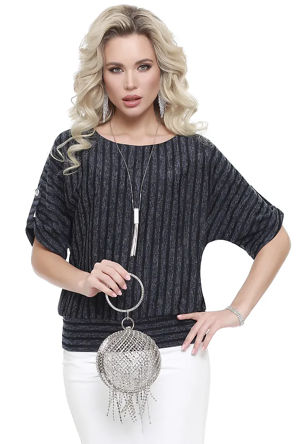 Блуза DSTREND, тёмно-синий - фото 1