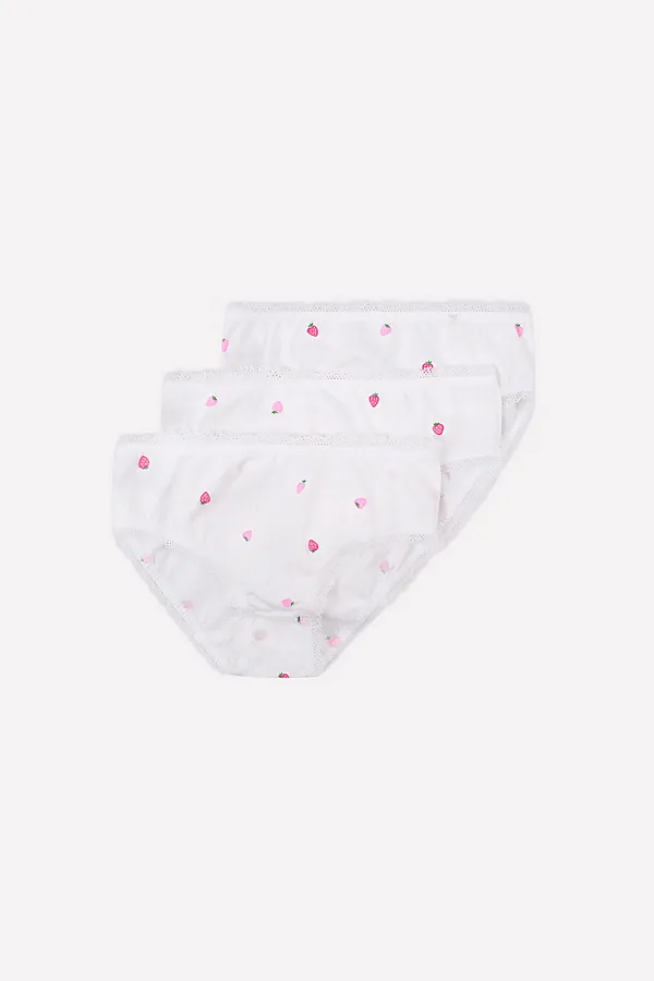 Трусы  3 шт. CROCKID, лесная земляника на сахаре - фото 1