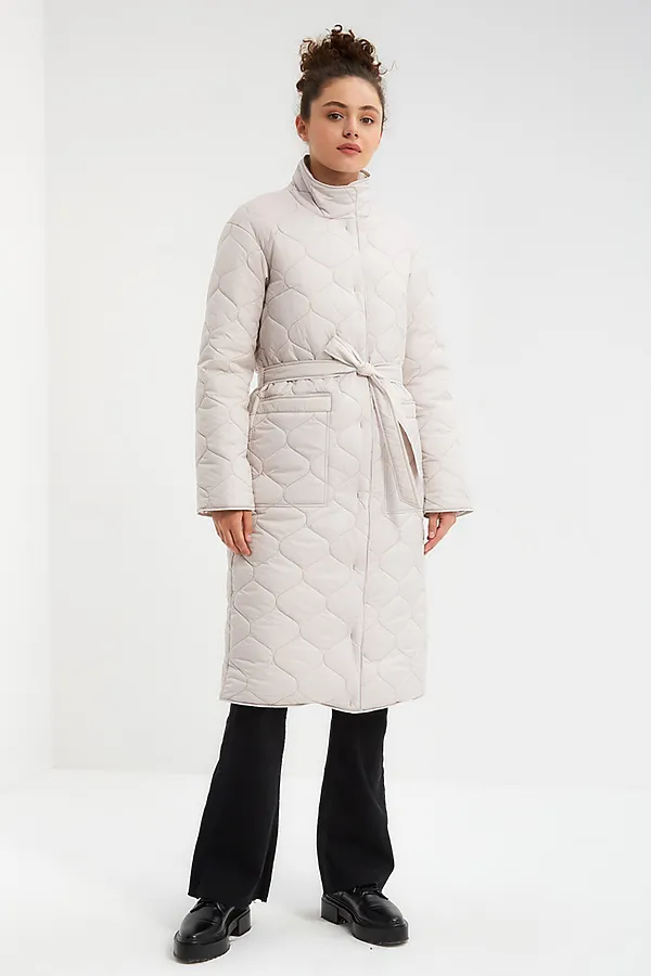 Пуховик HOOPS, светло-бежевый - фото 1