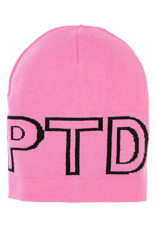Шапка PLAYTODAY, фуксия,черный - фото 1