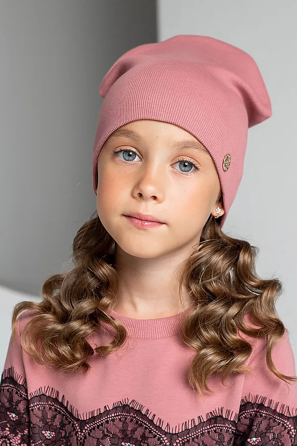 Шапка ALOLIKA, энрика брусничный - фото 1