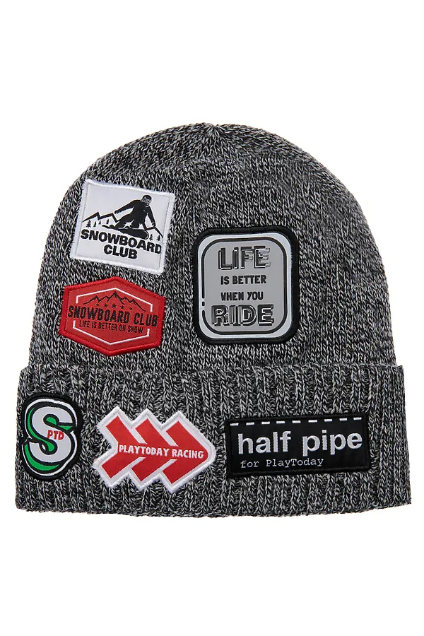 Шапка PLAYTODAY, темно-серый - фото 1