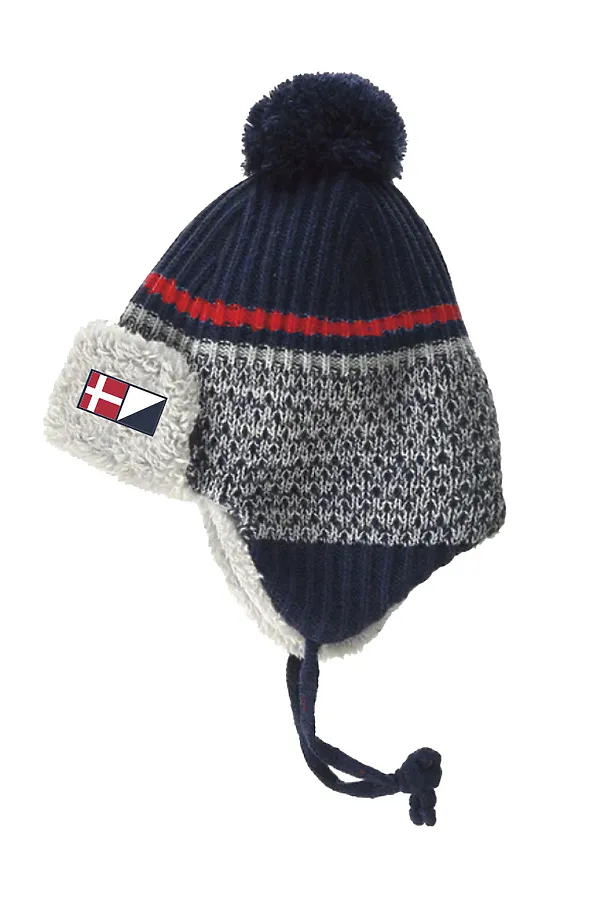 Шапка PLAYTODAY, тёмно-синий,красный,белый - фото 1