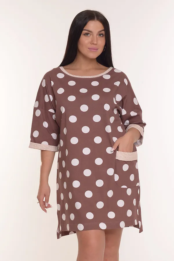 № 678 Туника MODELLINI, светло-коричневый - фото 1