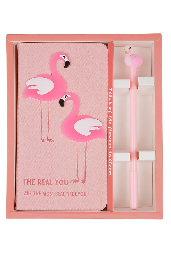  Комплект (Блокнот+Ручка) PLAYTODAY, розовый - фото 1