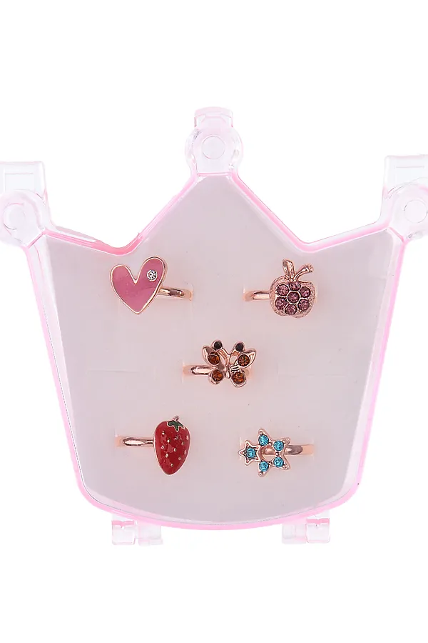 Кольца 5 шт. PLAYTODAY, разноцветный - фото 1