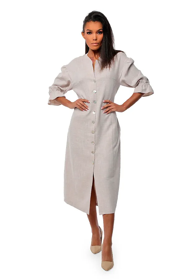 Платье DIZZYWAY, бежевый - фото 1