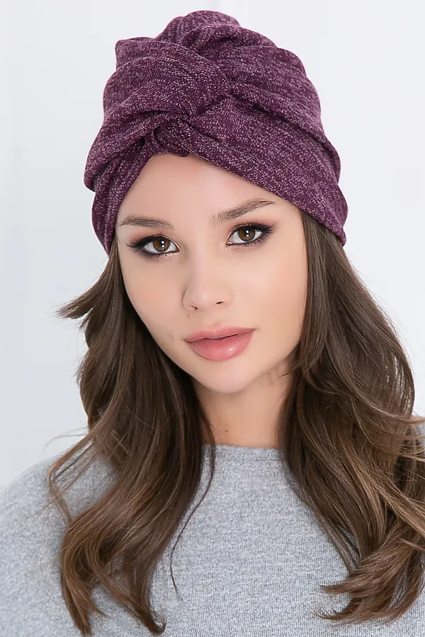 Шапка BELLOVERA, сливовый - фото 1