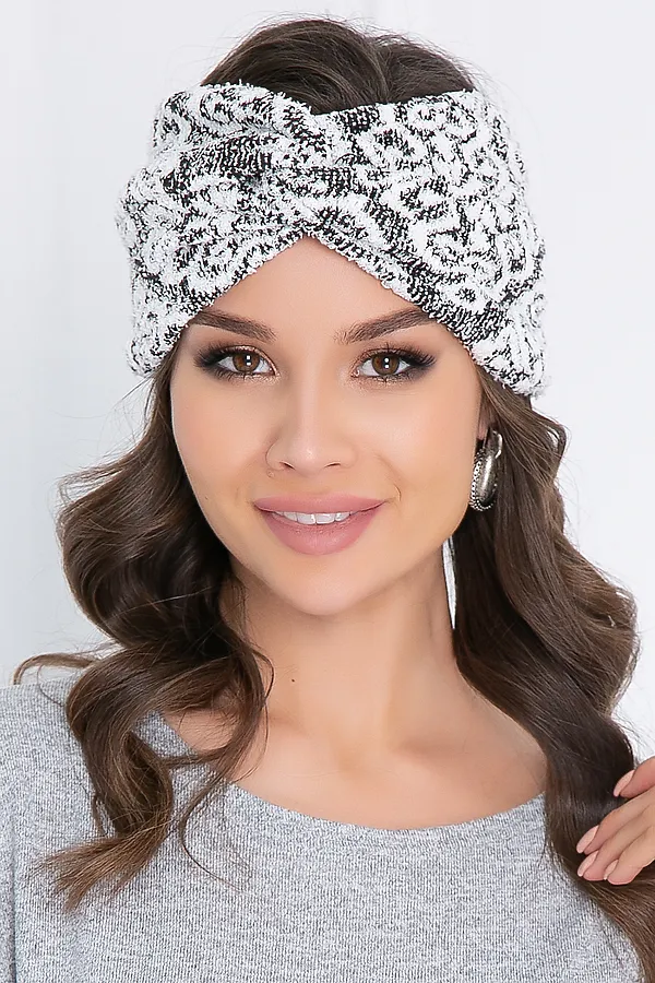 Повязка BELLOVERA, белый, черный - фото 1