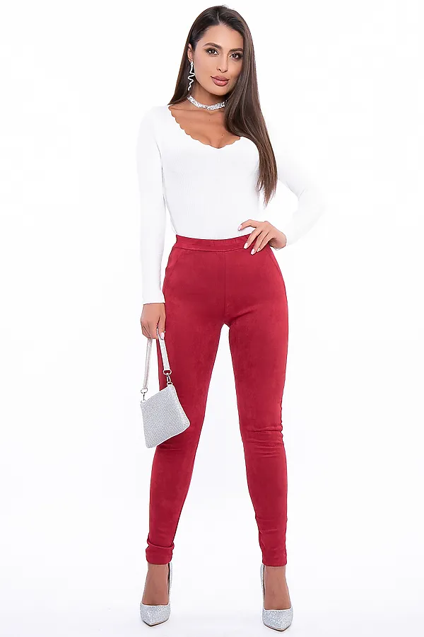 Лосины LADY TAIGA, бордо - фото 1