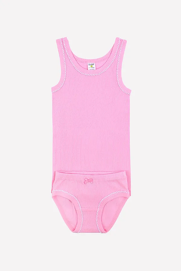 Комплект (майка+трусы) CROCKID, нежно-розовый - фото 1