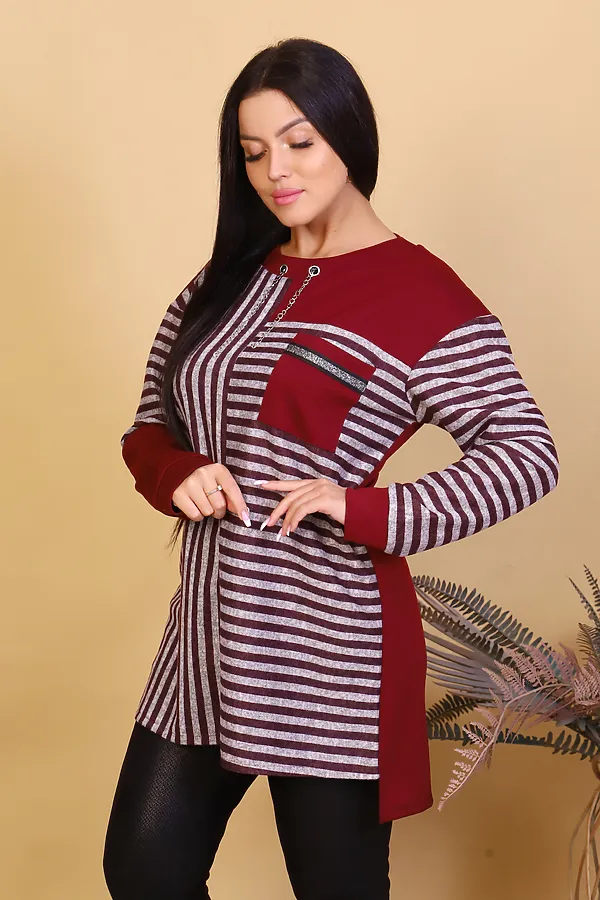 Туника 31575 НАТАЛИ, бордо - фото 1