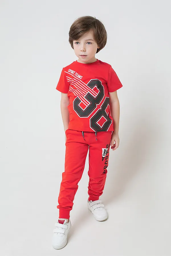 Брюки CROCKID SALE, ярко-красный к1277 - фото 1