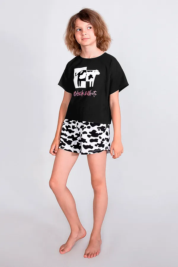 Пижама BOSSA NOVA, черный/белый - фото 1