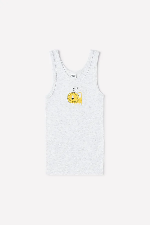 Майка CROCKID SALE, св.серый меланж(сафари) - фото 1