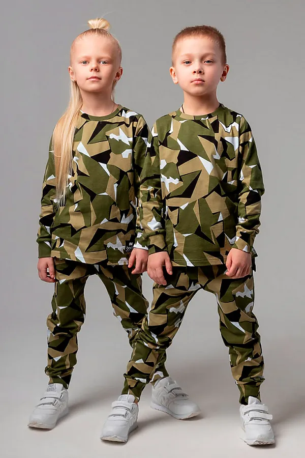 Костюм (Свитшот+Брюки) BODO, камуфляж - фото 1