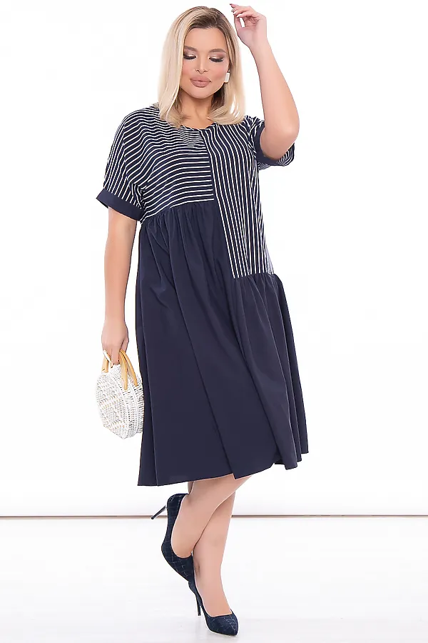 Платье LADY TAIGA, полоска - фото 1