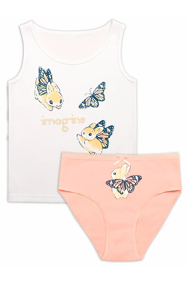 Комплект (Майка+Трусы) PELICAN, белый - фото 1