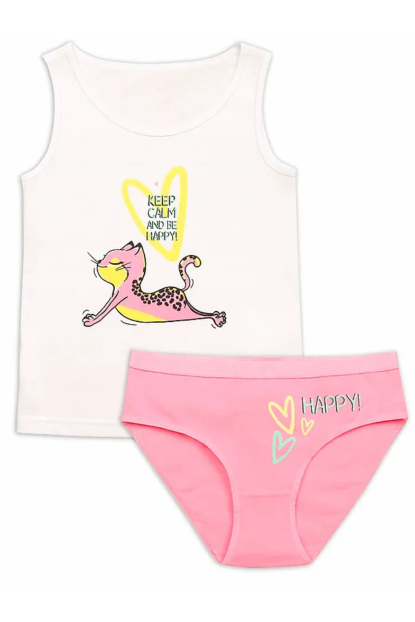 Комплект (Майка+Трусы) PELICAN, белый - фото 1