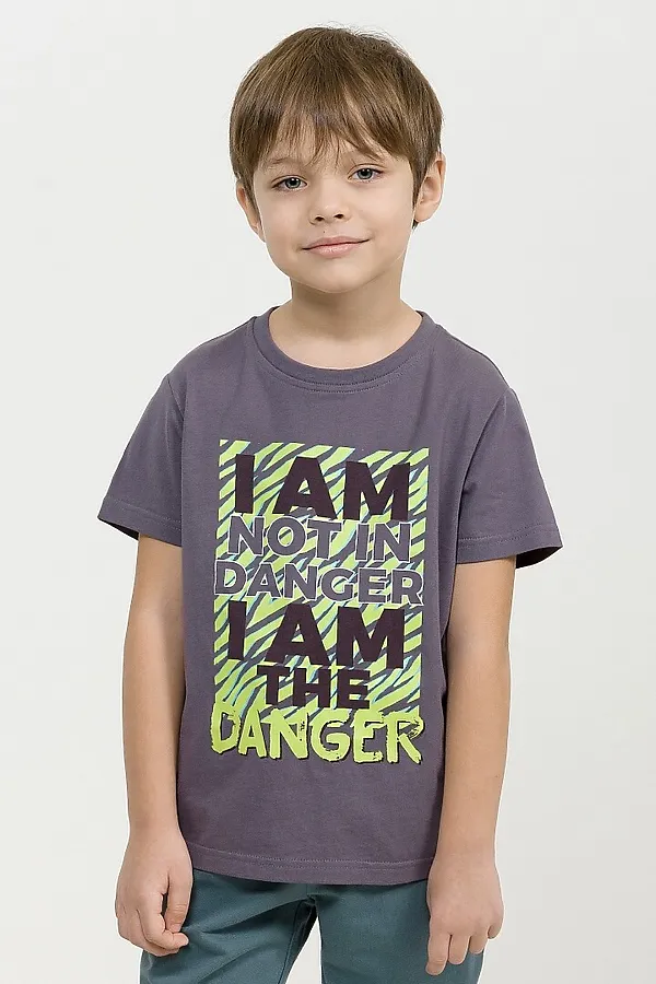 Футболка  PELICAN, серый - фото 1