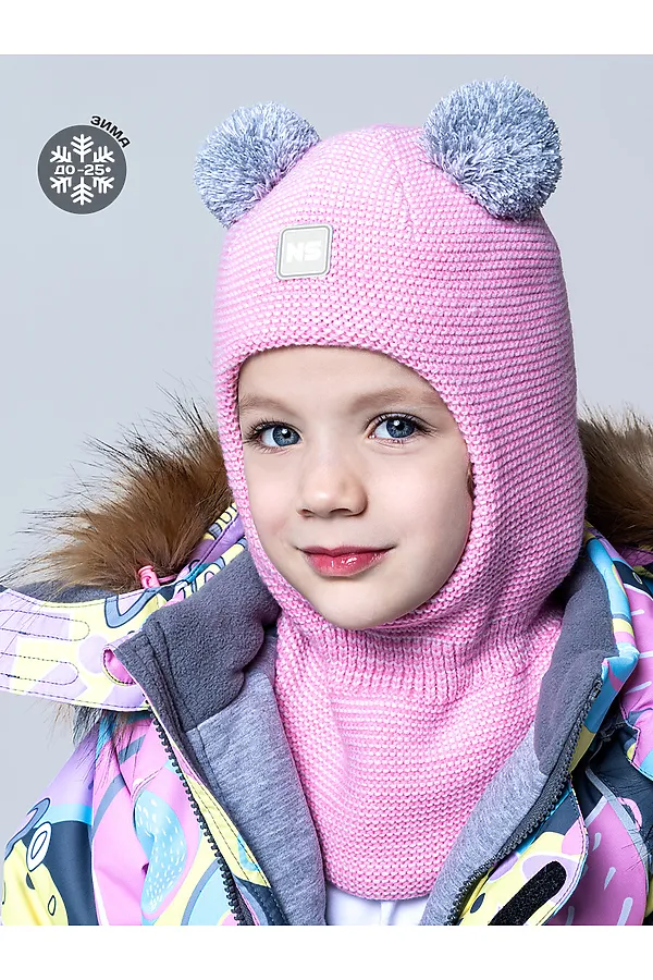 Балаклава NIKASTYLE, светло-розовый - фото 1