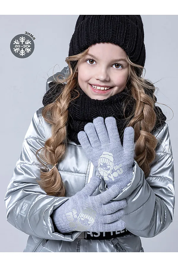 Перчатки NIKASTYLE, светло-серый - фото 1