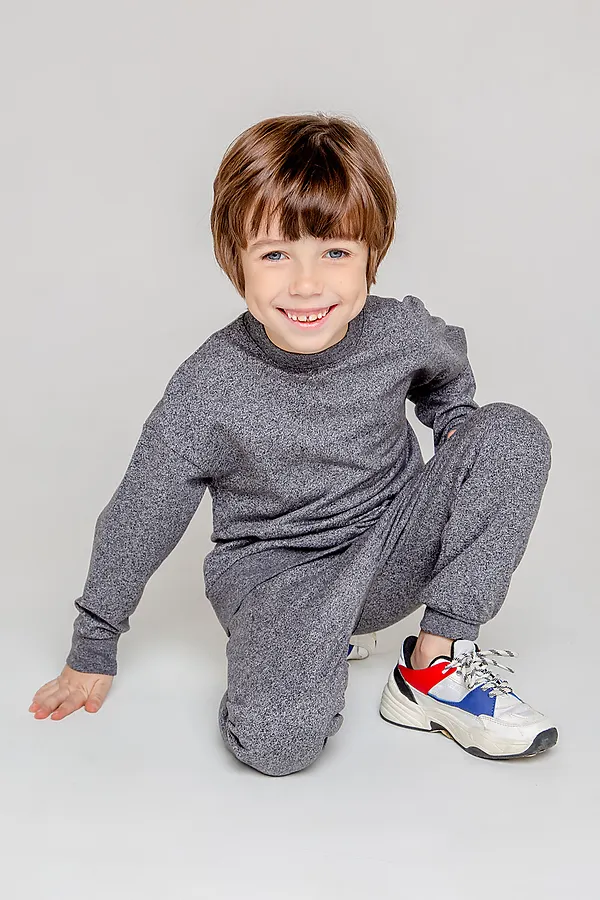Брюки CROCKID SALE, серый меланж - фото 1