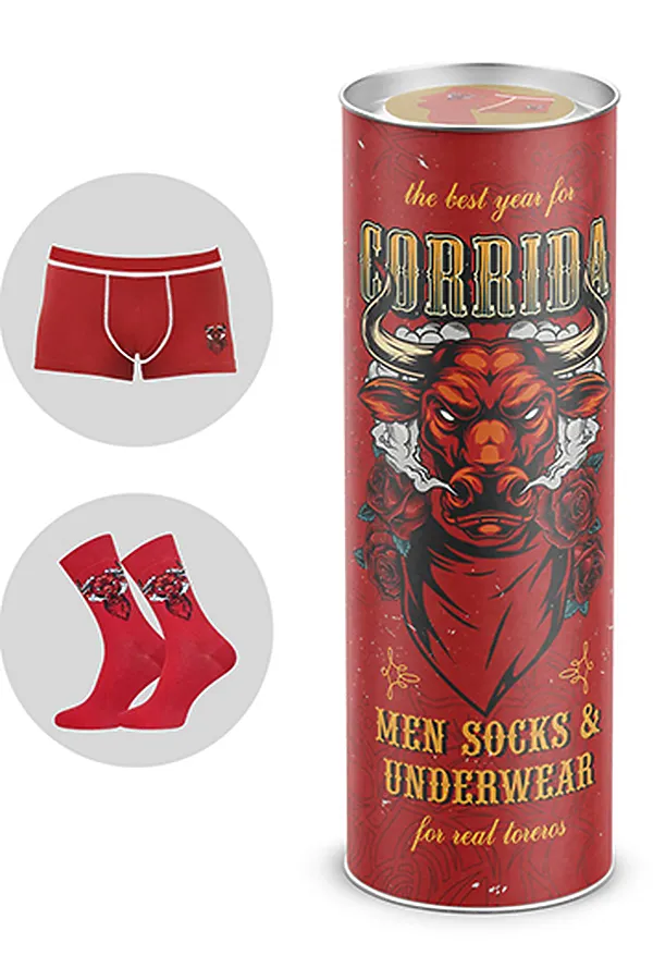 Набор (трусы+носки) БРЕСТСКИЕ, красный - фото 1