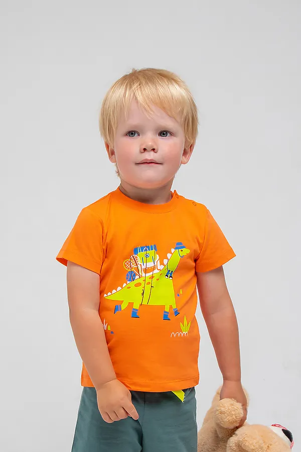 Футболка CROCKID SALE, тропический оранжевый к328 - фото 1