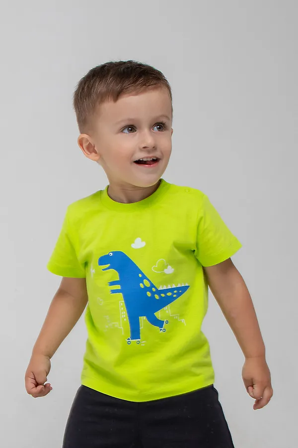 Футболка CROCKID SALE, ярко-зеленый к328 - фото 1