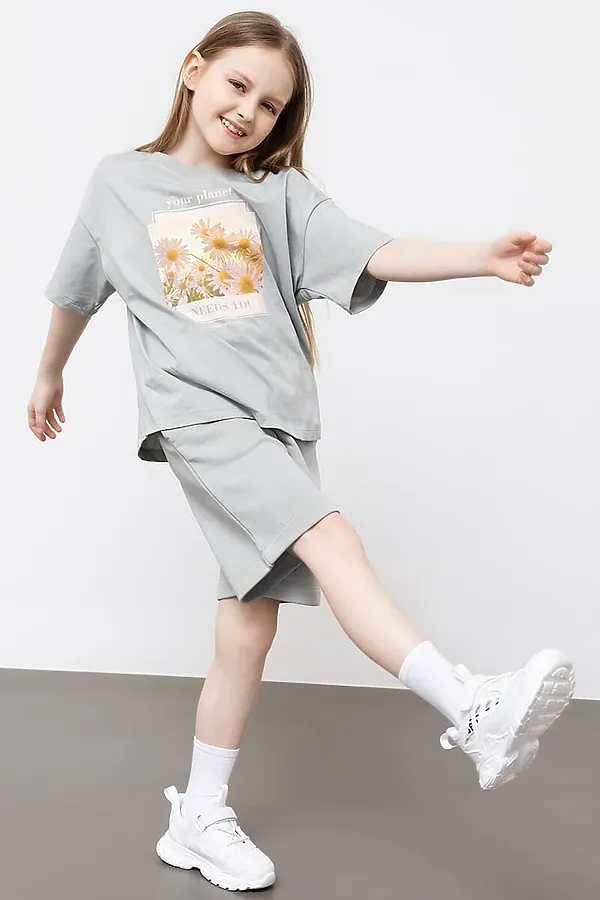 Шорты  MARK FORMELLE, серый - фото 1