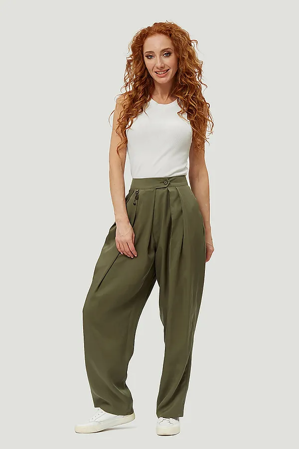 Брюки DIMMA, хаки - фото 1