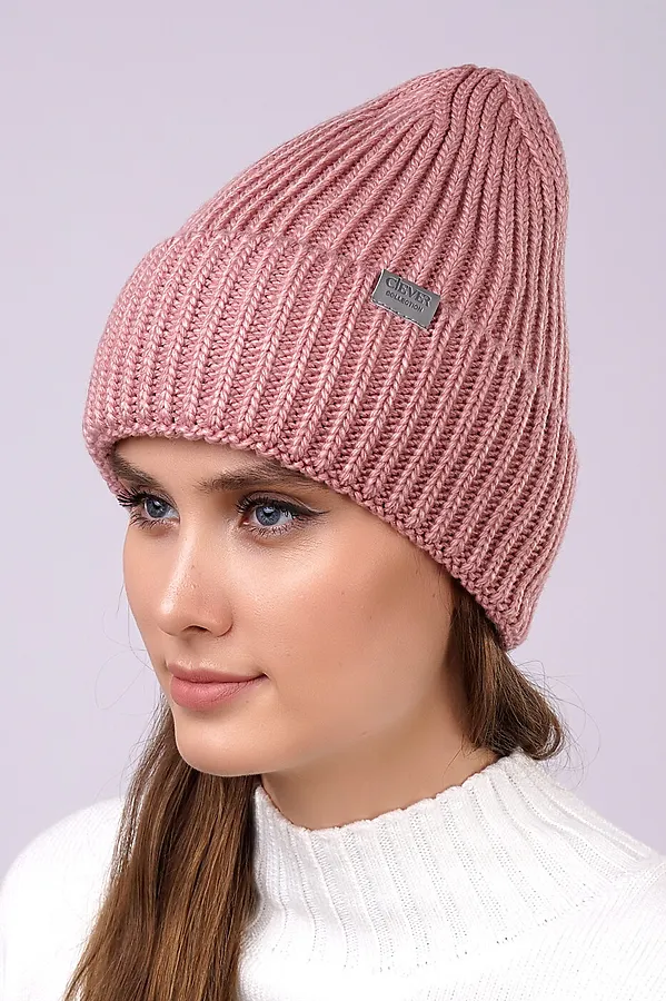 Шапка CLEVER, т.розовый - фото 1