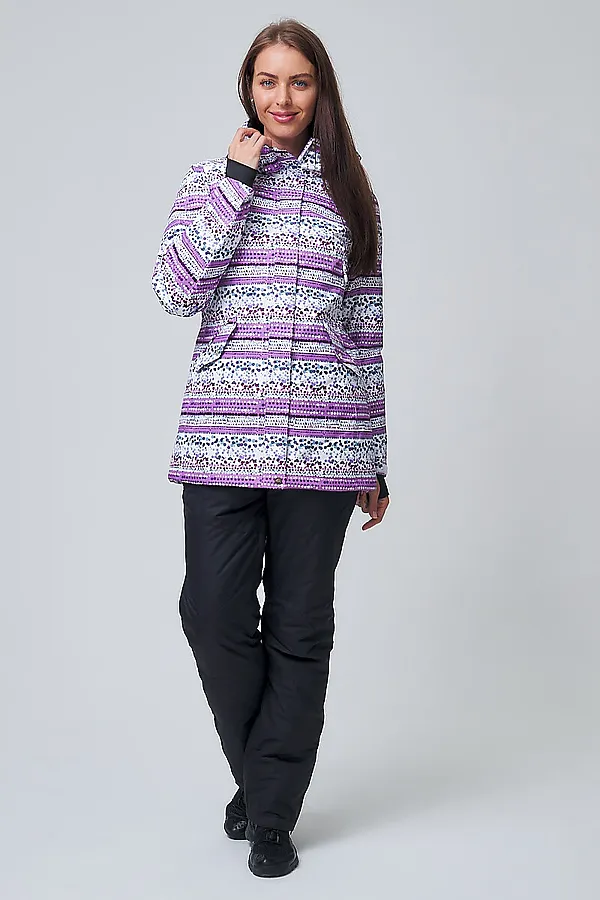 Женский зимний горнолыжный костюм фиолетового цвета MTFORCE, фиолетовый - фото 1