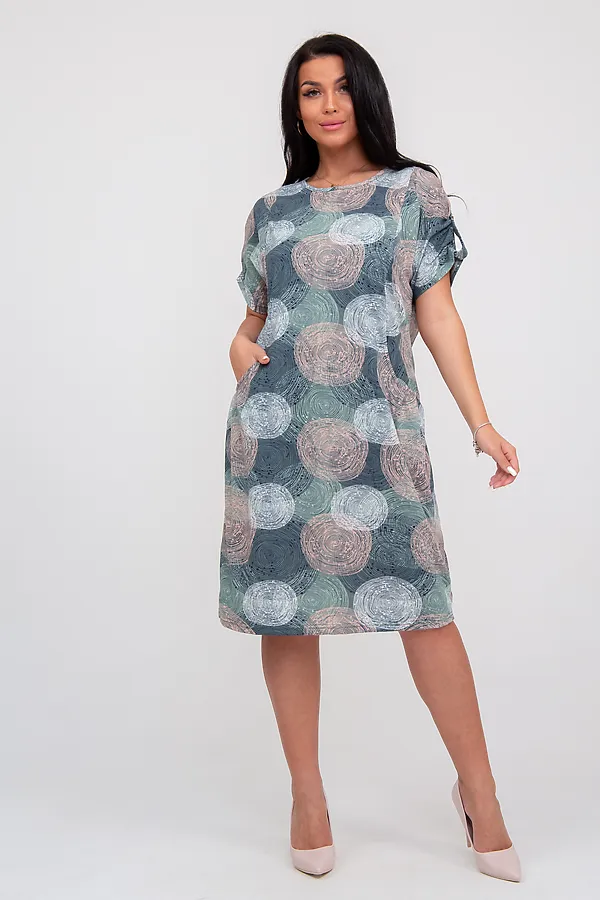 Платье MODELLINI, хаки - фото 1