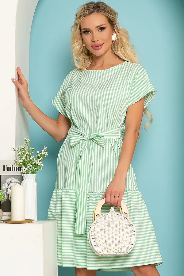 Платье LADY TAIGA, нежная зелень - фото 1